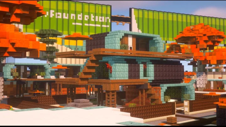 Apex Legends' Autumn Estates Recreated in Minecraft