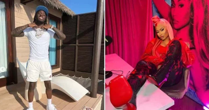 Kai Cenat reveals his crazy bedroom moves to Nicki Minaj during live stream, fans call it 'hilarious'
